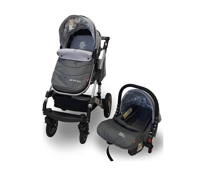 Baby Bear Origin Kolica 3u1 Matrix Set sivi