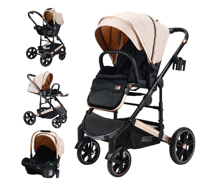 BBO KOLICA ZA BEBE (U8) MEGAMOVE set- Latte